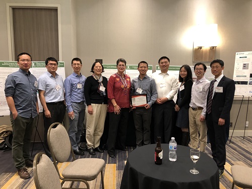 Picture taken at the NASPI graduate student awards 2019